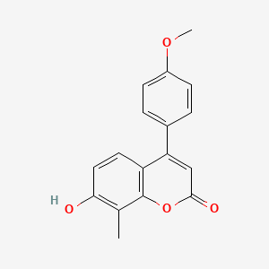 7-hydroxy-4-(4-methoxyphenyl)-8-methyl-2H-chromen-2-one