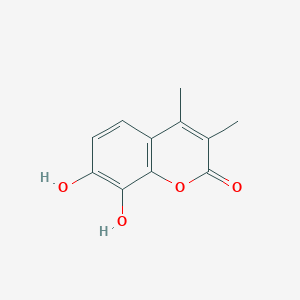 molecular formula C11H10O4 B1336879 7,8-二羟基-3,4-二甲基-2H-色烯-2-酮 CAS No. 1658-73-7