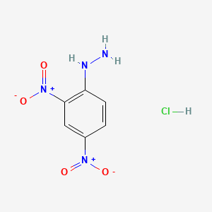 molecular formula C6H7ClN4O4 B1336886 2,4-Dinitrophenylhydrazine hydrochloride CAS No. 55907-61-4