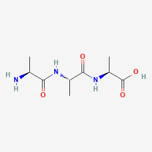 molecular formula C9H17N3O4 B1336887 Ala-Ala-Ala CAS No. 5874-90-8
