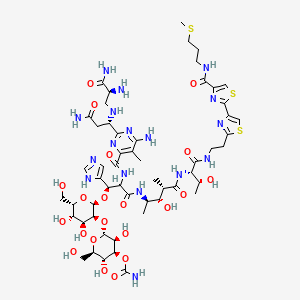 molecular formula C54H81N17O21S3 B1336889 N1-(3-(Methylthio)propyl)bleomycinamide CAS No. 41089-03-6