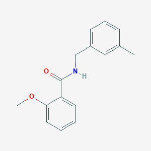 molecular formula C16H17NO2 B13368903 2-Methoxy-N-(3-methylbenzyl)benzamide 