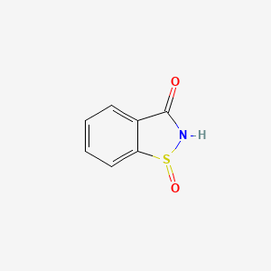 molecular formula C7H5NO2S B1336892 1,2-benzisothiazol-3(2H)-one 1-oxide CAS No. 14599-38-3