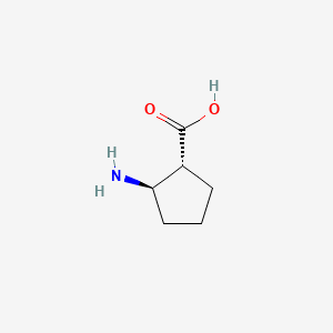 molecular formula C6H11NO2 B1336901 (1R,2R)-2-aminocyclopentanecarboxylic acid CAS No. 40482-05-1
