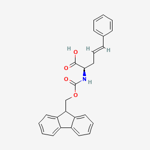 molecular formula C26H23NO4 B1336902 Fmoc-D-Styrylalanine CAS No. 215190-23-1