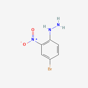 molecular formula C6H6BrN3O2 B1336903 4-Bromo-2-nitrophenylhydrazine CAS No. 59488-34-5
