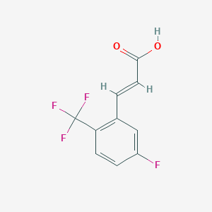 5-Fluoro-2-(trifluoromethyl)cinnamic acid