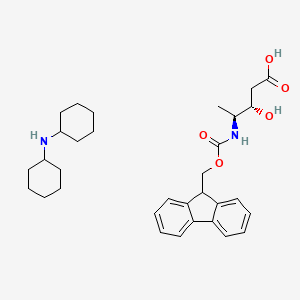 molecular formula C32H44N2O5 B1336909 Fmoc-(3S,4S)-4-amino-3-hydroxy-pentanoic acid dicyclohexylammonium salt CAS No. 204316-31-4