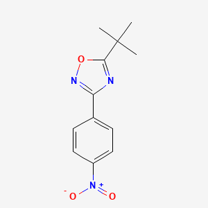 molecular formula C12H13N3O3 B1336926 5-Tert-butyl-3-(4-nitrophenyl)-1,2,4-oxadiazole CAS No. 1004398-32-6