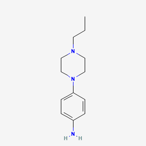 molecular formula C13H21N3 B1336945 4-(4-Propylpiperazin-1-yl)aniline CAS No. 927998-85-4