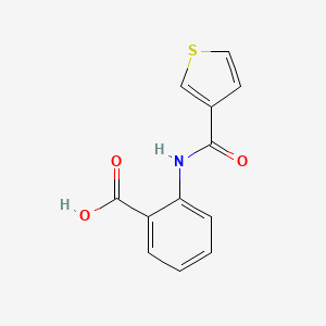 molecular formula C12H9NO3S B1336961 2-[(Thien-3-ylcarbonyl)amino]benzoic acid CAS No. 878465-86-2