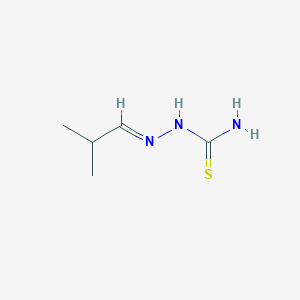 molecular formula C5H11N3S B1336983 [(E)-2-methylpropylideneamino]thiourea CAS No. 21009-72-3