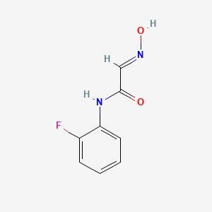 molecular formula C8H7FN2O2 B1336990 Acetamide, N-(2-fluorophenyl)-2-hydroxyimino- CAS No. 953070-85-4