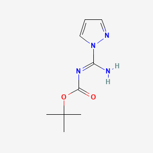 molecular formula C9H14N4O2 B1336992 N-Boc-1H-pyrazole-1-carboxamidine CAS No. 152120-61-1