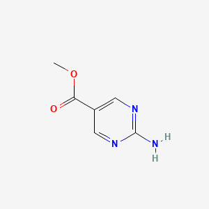 molecular formula C6H7N3O2 B1337003 甲基2-氨基嘧啶-5-羧酸酯 CAS No. 308348-93-8