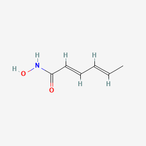 molecular formula C6H9NO2 B1337027 山梨酸羟肟酸 CAS No. 4076-62-4