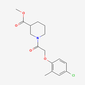 molecular formula C16H20ClNO4 B13370290 Methyl 1-[(4-chloro-2-methylphenoxy)acetyl]-3-piperidinecarboxylate 