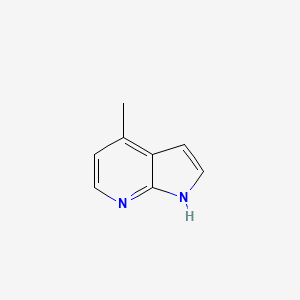 molecular formula C8H8N2 B1337032 4-甲基-1H-吡咯并[2,3-b]吡啶 CAS No. 824-24-8