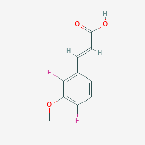 molecular formula C10H8F2O3 B1337038 2,4-Difluoro-3-methoxycinnamic acid CAS No. 886499-22-5