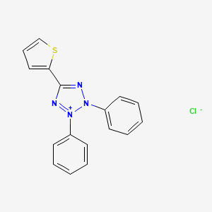 molecular formula C17H13ClN4S B1337046 2,3-Diphenyl-5-(2-thienyl)tetrazolium Chloride CAS No. 38800-20-3