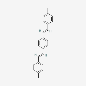 molecular formula C24H22 B1337049 1,4-Bis(4-methylstyryl)benzene CAS No. 76439-00-4
