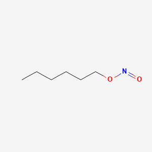 molecular formula C6H13NO2 B1337071 己基亚硝酸酯 CAS No. 638-51-7