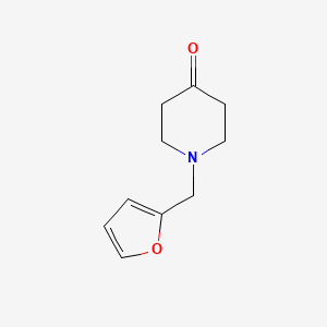 molecular formula C10H13NO2 B1337091 1-(2-呋喃甲基)哌啶-4-酮 CAS No. 41661-55-6