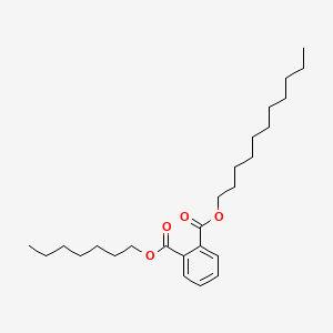 molecular formula C26H42O4 B1337095 Phthalic acid, heptyl undecyl ester CAS No. 68515-42-4