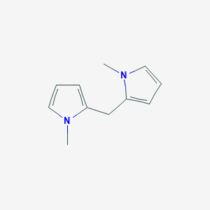 molecular formula C11H14N2 B1337097 1-methyl-2-[(1-methyl-1H-pyrrol-2-yl)methyl]-1H-pyrrole CAS No. 81263-87-8