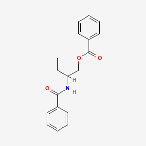 molecular formula C18H19NO3 B13371105 2-(Benzoylamino)butyl benzoate 