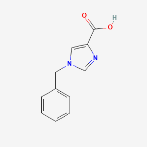 molecular formula C11H10N2O2 B1337111 1-苄基-1H-咪唑-4-羧酸 CAS No. 676372-30-8