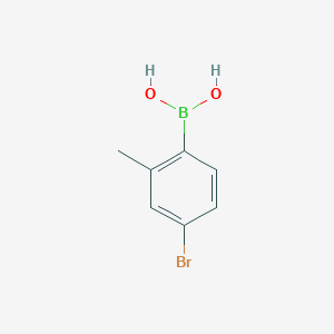 molecular formula C7H8BBrO2 B1337116 4-溴-2-甲基苯硼酸 CAS No. 221006-71-9