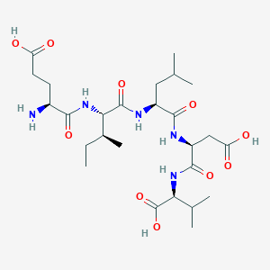 molecular formula C26H45N5O10 B1337117 Glu-Ile-Leu-Asp-Val 