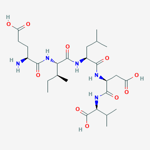 molecular formula C26H45N5O10 B1337117 Glu-Ile-Leu-Asp-Val CAS No. 150525-67-0
