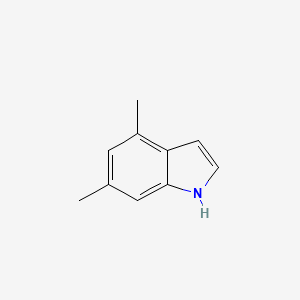 molecular formula C10H11N B1337118 4,6-二甲基-1H-吲哚 CAS No. 75948-77-5
