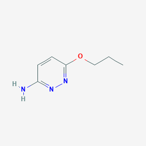 molecular formula C7H11N3O B1337134 6-Propoxypyridazin-3-amine CAS No. 90008-50-7