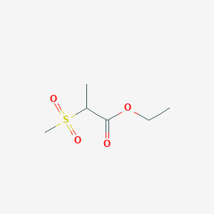 molecular formula C6H12O4S B1337136 2-(甲磺酰基)丙酸乙酯 CAS No. 73017-82-0