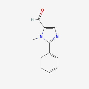 molecular formula C11H10N2O B1337153 1-methyl-2-phenyl-1H-imidazole-5-carbaldehyde CAS No. 94938-03-1
