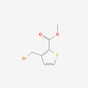 molecular formula C7H7BrO2S B1337156 Methyl 3-(bromomethyl)thiophene-2-carboxylate CAS No. 59961-15-8
