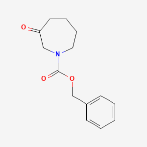 molecular formula C14H17NO3 B1337158 Benzyl 3-oxoazepane-1-carboxylate CAS No. 1025828-21-0