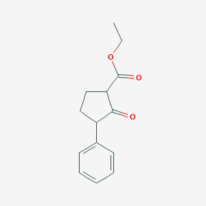 molecular formula C14H16O3 B1337170 Ethyl 2-oxo-3-phenylcyclopentanecarboxylate CAS No. 312312-75-7