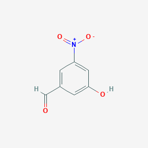 molecular formula C7H5NO4 B1337175 3-Hydroxy-5-nitrobenzaldehyde CAS No. 193693-95-7