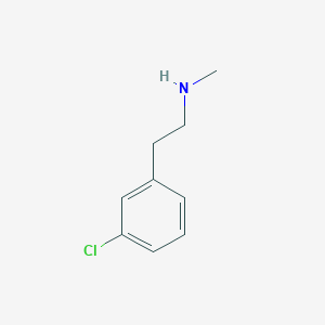 molecular formula C9H12ClN B1337177 N-Methyl 3-chlorophenethylamine CAS No. 52516-20-8