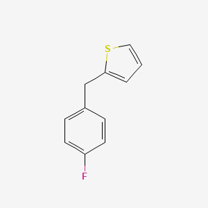 molecular formula C11H9FS B1337178 2-(4-Fluorobenzyl)thiophene CAS No. 63877-96-3