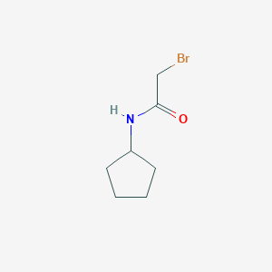 molecular formula C7H12BrNO B1337179 2-bromo-N-cyclopentylacetamide CAS No. 883521-80-0