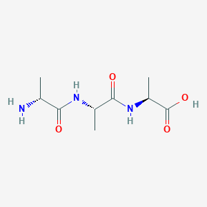 molecular formula C9H17N3O4 B1337182 H-D-Ala-Ala-Ala-OH CAS No. 5874-89-5