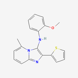 molecular formula C19H17N3OS B13371899 N-(2-methoxyphenyl)-5-methyl-2-(2-thienyl)imidazo[1,2-a]pyridin-3-amine 