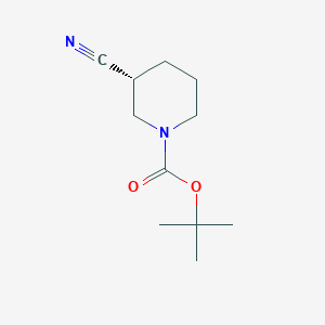 molecular formula C11H18N2O2 B1337191 1-N-Boc-3-(R)-cyanopiperidine CAS No. 915226-44-7