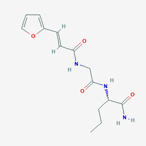 molecular formula C14H19N3O4 B1337197 FA-Gly-Nva-NH2 CAS No. 67607-50-5