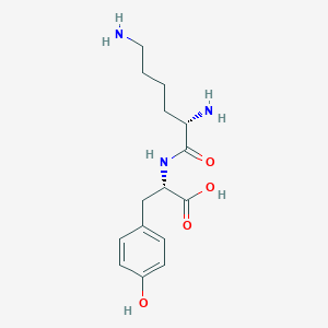 molecular formula C15H23N3O4 B1337217 Lys-Tyr CAS No. 35978-98-4